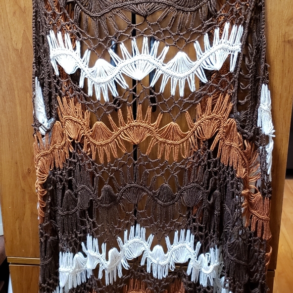 DONATED Rue21 Boho Hippie Vest/Kimono SO CUTE! - Picture 2 of 8